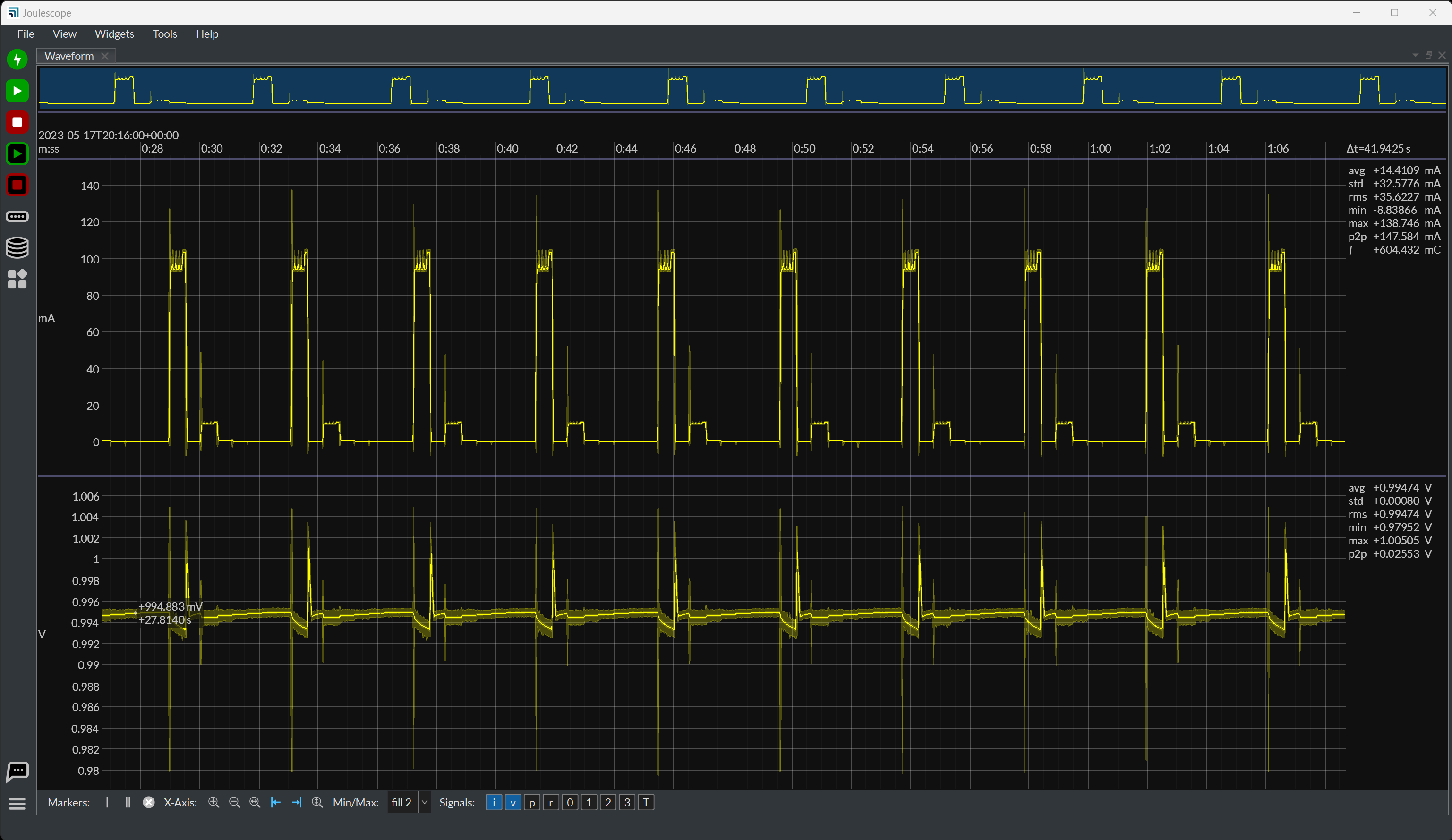 Oscilloscope View