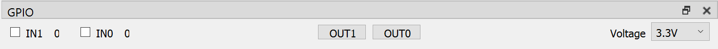 GPIO widget