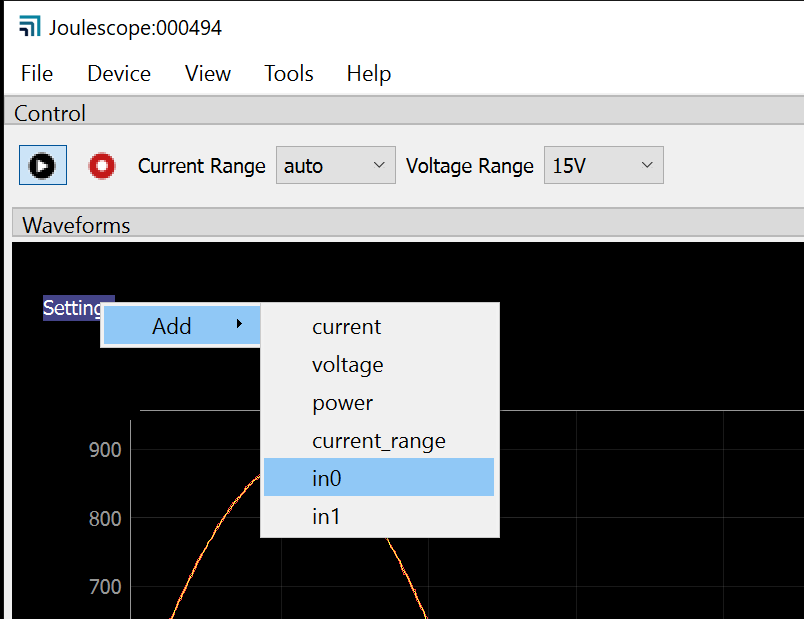 Adding the in0 and in1 signals