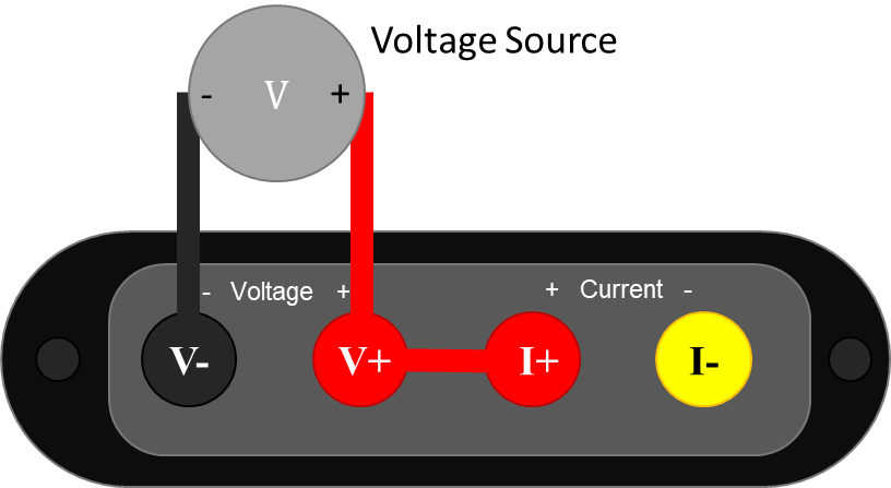 JS320 voltmeter connection
